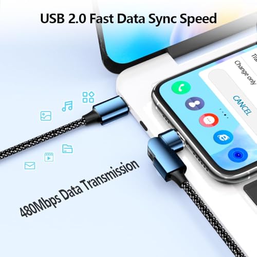 Ultimate 6.6 ft USB-C Magnetic Charger Cable – 2 Pack with 180-Degree Rotation for Effortless Connectivity, High-Speed 100 W Power Delivery for Mac Book Pro 2020, Samsung Galaxy S23/S22/S21 & Nintendo Switch – Durable Nylon Braided Design for Tangle-Free Use and Enhanced Device Compatibility