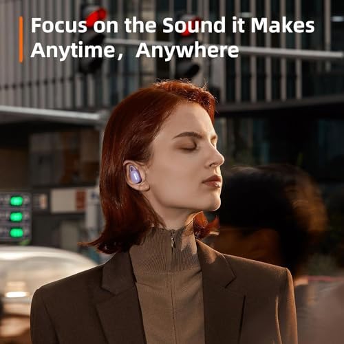 IPX8 Waterproof Wireless Earbuds with Touch Control – Bluetooth 5.3 Headphones for Sports & Workouts, Deep Bass Sound, Ergonomic Fit, and 30-Hour Playtime for Ultimate Audio Enjoyment and Active Lifestyle