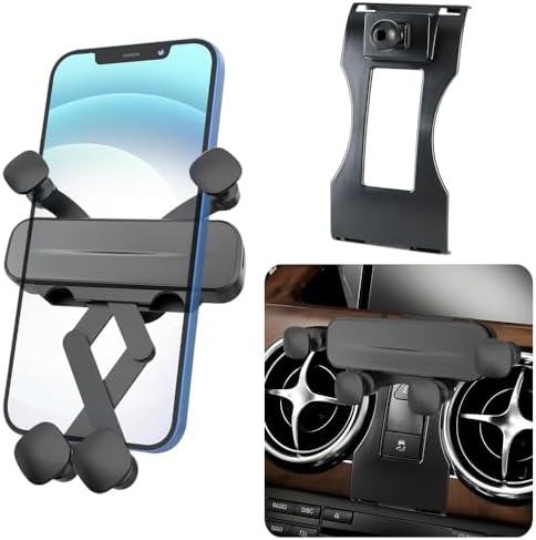 Mercedes Benz GLK Class Car Phone Holder Mount (2013-2015) – Premium Smartphone Bracket for Enhanced Driving Safety and Convenience | 360-Degree Rotatable Design, Easy No-Tool Installation, Durable Materials | Perfect Auto Interior Accessory for Navigation and Calls