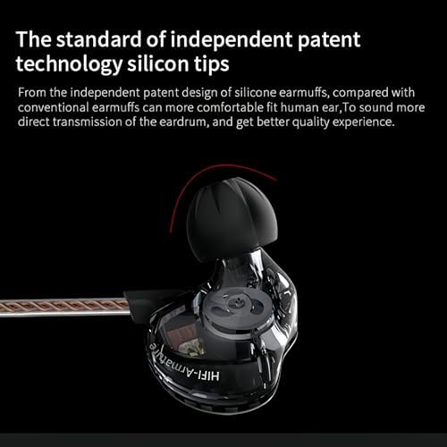 KZ ZST High-Fidelity In-Ear Monitors – Advanced Hybrid Driver Technology with Dynamic & Balanced Armature for Exceptional Sound Precision – Comfortable Ergonomic Fit with Colorful Detachable Cable for Gamers & Audiophiles – Versatile Compatibility with All Devices for Unmatched Audio Experience