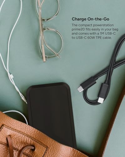Mophie Powerstation Laptop Prime27 – 27,000 m Ah Eco-Friendly Portable Power Bank with 60 W USB-C PD Fast Charging, Multi-Device Compatibility, LED Battery Indicator, and Versatile Charging Ports – Ultimate On-the-Go Performance for Laptops, Tablets, and Smartphones