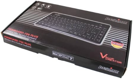 Revolutionize Your Workspace with the Perixx PERIBOARD-505 H Wired Mini Keyboard – Compact Design Featuring Integrated 0.55-Inch Trackball and Dual USB Hubs for Enhanced Productivity and Ergonomic Comfort, Perfect for Home or Office Use