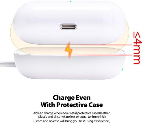 Sleek Silver Wireless Charging Dock for Air Pods Pro 2/3 & Air Pods 2 – Fast, Universal Power Solution for Effortless Charging Anywhere – Modern Aluminum Alloy Design for Home, Office, and Travel Convenience