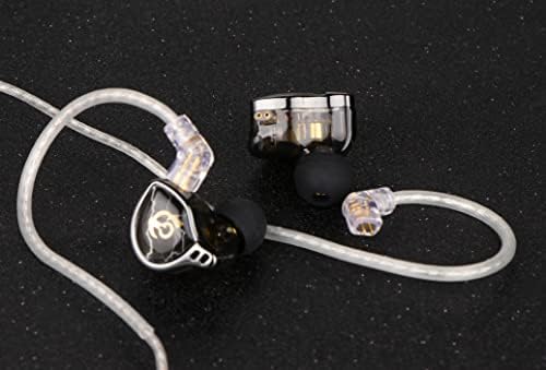 Elevate Your Audio Experience with Linsoul QKZ x HBB Hi-Fi In-Ear Monitor Earphones – Premium 10 mm Titanium-Coated Diaphragm for Superior Sound Clarity, Semi-Open Cavity Design for Natural Soundstage, Detachable Silver-Plated Cable for Enhanced Durability, and Noise-Canceling Technology for Immersive Listening – Perfect for Audiophiles and Music Lovers with Built-In Mic for Calls and Versatile Device Compatibility.