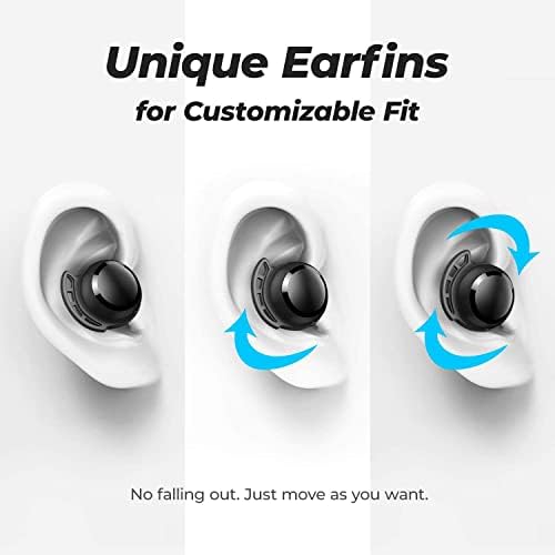 Ultimate Tribit Wireless Earbuds: 110-Hour Playtime, Bluetooth 5.3, IPX8 Waterproof, Noise Reduction, Ergonomic In-Ear Design for Comfortable Listening – Perfect for Gym, Commute & Home Use