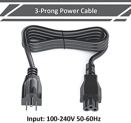 65 W USB-C Charger for Dell Latitude & XPS – Fast Charging AC Adapter with Universal Compatibility for Models 3120, 3189, 7390, and More – Lightweight 6 ft Cord with Safety Certification for Efficient Power Delivery