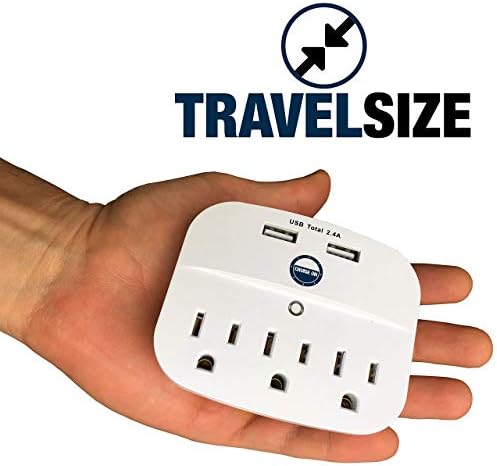 Ultimate Cruise Power Strip with 3.3 ft Extension Cord & Fast Charging USB Ports – Non-Surge Design for Seamless Connectivity on Carnival, Princess & Major Cruise Lines (2025/2026) – Essential Travel Accessory for All Devices