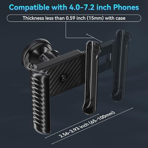 Revolutionary Magnetic Phone Holder for Active Lifestyles – 360° Rotatable Design with Memory Function for Gym, Golf Cart & Kitchen Use – Universal Compatibility for 4.0-7.2 Inch Devices – Hands-Free Convenience & Secure Grip on Metal Surfaces – Ideal Phone Mount for Fitness Enthusiasts & Home Chefs