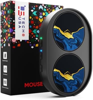Revolutionize Your Workflow with the TECH8 USA Mouse Mover – Undetectable Jiggler for Laptops & PCs, Plug-and-Play Convenience, Random Movement Patterns, Patented Technology, Fun 3 D Hologram Alien Design, Enhanced Compatibility for Seamless Productivity, Perfect Work from Home Accessory