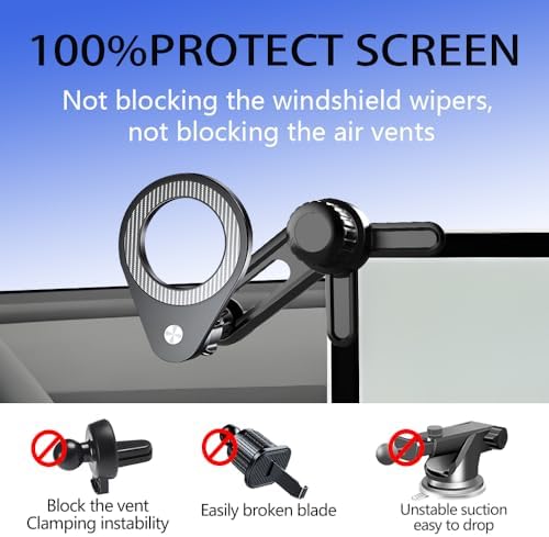 Magnetic Car Phone Holder for Polestar 2 (2022-2024) & Polestar 3 (2025) – Premium Navigation Mount for Enhanced Driving Experience & Seamless Smartphone Access – Stylish Interior Accessory for Modern Vehicles