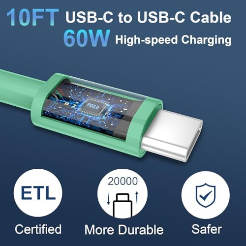 20 W Dual-Port USB-C Fast Charger with 6.6 FT Cable – Ultimate Power Solution for i Phone 15/16 Pro Max & Android Devices – Efficient Travel Companion Designed for rapid charging, this 20 W Dual-Port USB-C Charger ensures your i Phone 15/16 Pro Max and Android devices stay powered up with maximum efficiency. Featuring a generous 6.6 FT USB-C to C cable, this charger eliminates the inconvenience of short cords while allowing you to multitask with ease. Its dual-port design offers the ability to charge two devices simultaneously, making it ideal for busy professionals and frequent travelers. Enjoy broad compatibility across multiple Apple and Android devices, ensuring versatility for all your charging needs. The compact and lightweight structure of this charger enhances portability, making it an essential accessory for your on-the-go lifestyle. Built with high-quality materials, this charger prioritizes durability and safety, giving you peace of mind while delivering fast charging performance. Elevate your charging routine and stay connected wherever life takes you with this indispensable charging solution.