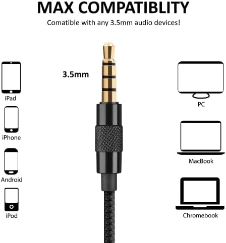LUDOS SPECTA Wired Earbuds: Premium Noise-Isolating In-Ear Headphones with Microphone for Clear Calls, Ergonomic Fit for Small Ears, 5-Year Warranty, Compatible with i Phone, Android, Samsung, and Laptops – Perfect for Students and Professionals Seeking Quality Sound and Comfort