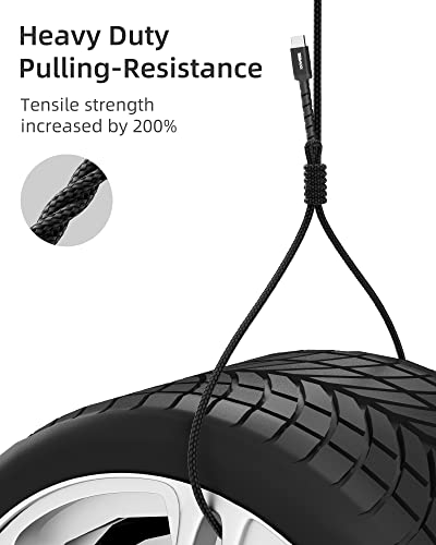 imuto 100 W Fast Charging USB C to USB C Cable (6.6 ft, 2-Pack) – Premium Braided Design for Enhanced Durability and Speed, Compatible with i Phone 15 Series, Mac Book Pro 2020, i Pad Pro 2020, and Samsung Galaxy S23+ – High-Speed Data Transfer up to 10 Gbps, Perfect for Home and Office Use