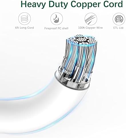 Maximize Your Power with the 23-in-1 Heavy Duty Surge Protector Power Strip – 20 Outlets Plus 2 USB and 1 USB-C Ports, 6 ft Wall-Mountable Extension Cord for Efficient Gaming, Office, and Home Setup – Unmatched Compatibility and Fast Charging Solutions