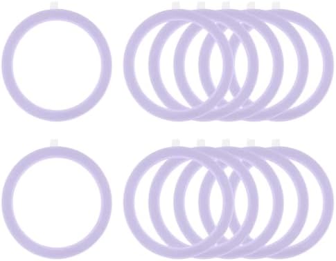 Universal Magnetic Adapter Ring Kit – 12 Ultra-Thin Yellow Metal Stickers for Enhanced Phone Case Compatibility and Wireless Charging Efficiency – Secure Adhesive Solution for Magnetic Mounts and Accessories – Easy Installation for Maximum Grip and Stability