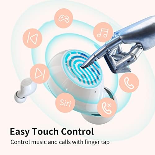 Kids’ Bluetooth 5.1 Wireless Earbuds – Adorable Waterproof Earphones with Dual Mics, 36-Hour Playtime, Hi-Fi Stereo Sound, and Gaming Mode – Perfect for Active Young Listeners and Learning on the Go