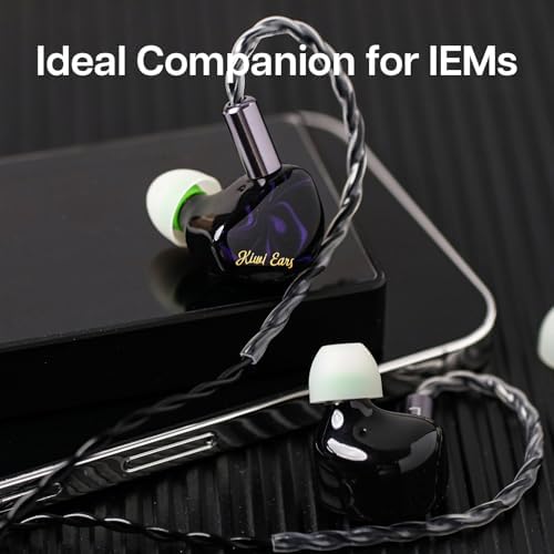 Linsoul Kiwi Ears Flex Silicone Replacement Earbud Tips – Premium Noise Isolation IEM Tips for KZ ZS10 Pro 2, Super Mix 4, Hype4, Orchestra Lite, and Cadenza | Custom Comfort and Enhanced Sound Clarity (Available in S/M/L Sizes, Stylish Green) – Transform Your Audio Experience