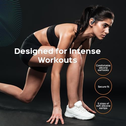 TREBLAB X3 Pro True Wireless Earbuds – Ultimate Workout Companion with Bluetooth 5.3, Exceptional Bass, and Noise Isolation, 145 Hours Playtime, IPX5 Waterproof & Sweatproof Design, Dual Mics for Crystal-Clear Calls, Perfect for Active Lifestyles