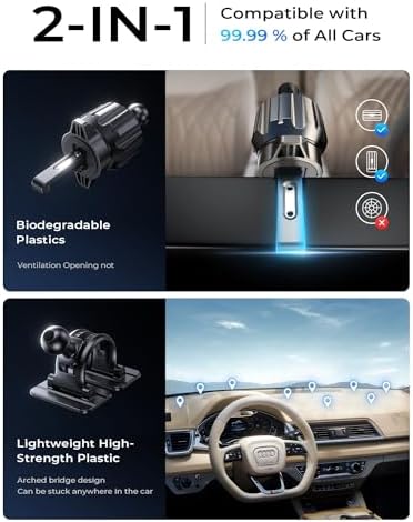 LISEN Mag Safe Car Mount Charger for i Phone 12-16 Series – Advanced Magnetic Wireless Charging Holder for Dashboard & Vent – Rapid 15 W Power Delivery & Secure Grip for Safe Hands-Free Navigation