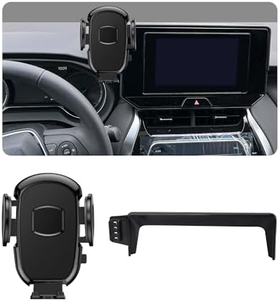 Car Phone Holder Fits for Toyota Venza XU80 LE XLE 2021-2023[Only fits for 12.3 inch Screen],Car Phone Mount Snugly fit dashboaed, Fits for 4.7-7 inch Phones,360° Rotation, Easy to Install – Enhanced Compatibility and Speed
