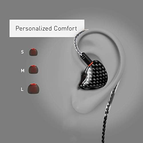 Premium Hi-Fi Dual Driver In-Ear Monitor Earbuds with Detachable Cable – Noise-Canceling Headset for Musicians, Singers & Audiophiles | Elegant Wood Grain Design for Superior Sound Isolation and Versatile Compatibility