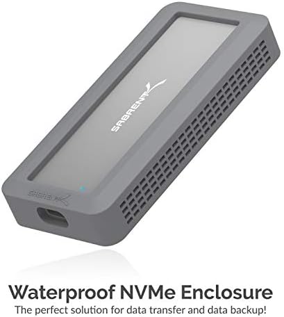 SABRENT Rocket RGB USB-C 20 Gbps M.2 SATA/NVMe SSD Enclosure – Special Edition for Maximum Speed and Versatile Compatibility – Elevate Your Data Transfer Experience with Stunning RGB Design and Durable Aluminum Build