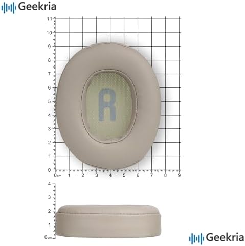 Transform Your JBL Headphones with Geekria Quick Fit Replacement Ear Pads – Premium Memory Foam Ear Cushions for Enhanced Comfort and Sound Isolation – Compatible with JBL Tune 700 BT, 750 BTNC, 710 BT, 720 BT, 760 NC, 770 NC – Sleek White Design for Modern Aesthetic – Easy Installation for Long-Lasting Audio Enjoyment and Hygiene