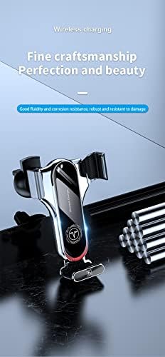 Experience Seamless Power on the Road with the SUPERLIT 15 W Qi Fast Wireless Car Charger – Auto-Clamping Air Vent Phone Mount for i Phone, Samsung, and More – Universal Compatibility and Enhanced Charging Efficiency for Ultimate Convenience