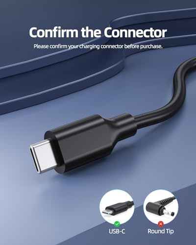 Lenovo Chromebook Yoga Laptop Charger – UL Certified 45 W USB-C Power Adapter for Flawless Compatibility and Enhanced Performance – Safe, Reliable Charging for C330, N23, S340 Models with 30-Day Return Policy and 24-Month Support
