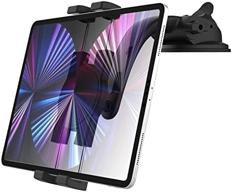 Universal Adjustable Dashboard Tablet Holder for Car – Secure Suction Mount for 4-13″ Devices, Including i Pad Pro, Galaxy Tabs & More – Enhanced Stability for Safe Driving and Entertainment on the Go