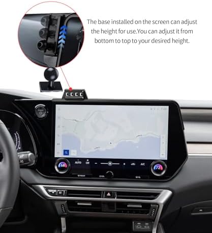 Lexus NX/RX Hybrid 2022-2025 Premium Wireless Charging Phone Holder – 360° Rotating Car Mount with Mag Safe Compatibility for 9.8-Inch Displays – Ultimate Convenience and Secure Access for Modern Drivers