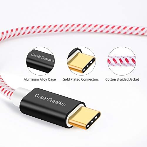 Compact USB C Cable Duo – 0.5 FT Braided Fast Charging Cables for Seamless Data Transfer | 3 A Power & 480 Mbps Speed | Ultimate Compatibility for Mac Book Air, Galaxy S22 Ultra, Stylus Pen, and More | Durable Design | Ideal for On-the-Go Connectivity