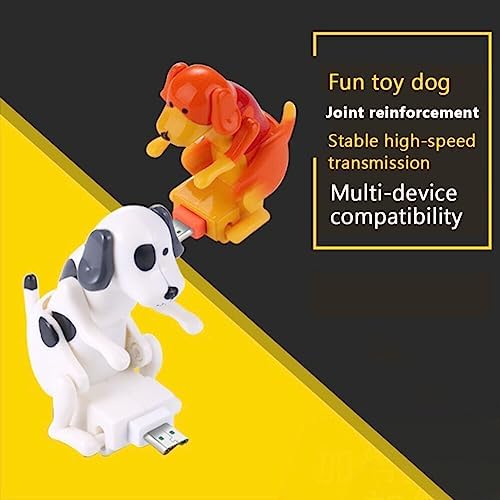 Charming Dog-Themed USB Charging Cable – Fast Data Transfer for Android, Type-C & i OS – Cute & Durable Mini Humping Dog Design – Perfect for Travel & Everyday Use – Elevate Your Charging Experience with Fun Functionality