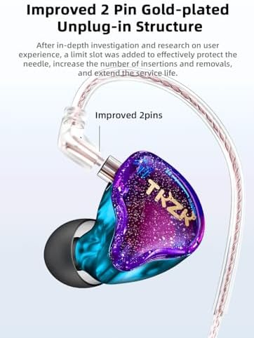 Experience Unmatched Audio Fidelity with Keephifi KZ ZVX In-Ear Monitor Earphones – 10 mm Dual Cavity Dynamic Driver, Premium Metal Shell, Detachable 2-Pin Silver-Plated Cable, and Integrated Mic for Audiophiles and Musicians – Superior Sound Quality and Comfortable Fit for All-Day Listening