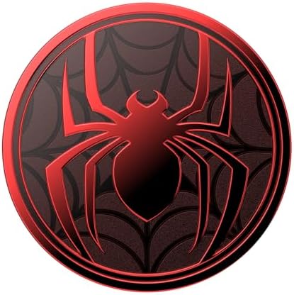 Mag Safe-Compatible Spiderman Enamel Ghost Spider Suit Pop Socket – Ultimate Hands-Free Kickstand & Wireless Charging Grip for Mobile Convenience and Style