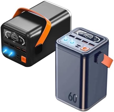 High-Capacity 60000 m Ah Portable Charger for Ultimate Power on the Go – 45 W Fast Charging External Battery Pack with LED Display and Versatile USB-C Port – Perfect for i Phone, Android, Samsung Galaxy, and Outdoor Adventures – Reliable Travel Companion in Sleek Blue Design