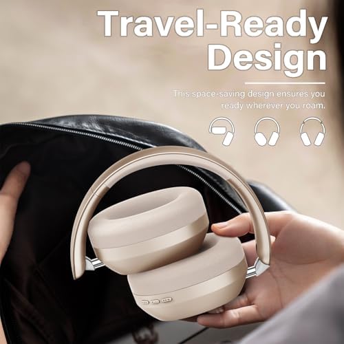 Purple Y05 Wireless Over-Ear Headphones – Unmatched 48-Hour Playtime, Premium Audio Performance, Travel-Friendly Foldable Design, Luxurious Soft Earpads for Ultimate Comfort – Versatile Compatibility & Enhanced Listening Experience