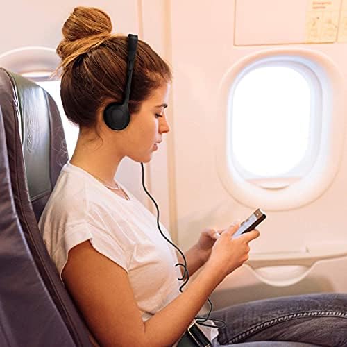 Maeline 20-Pack On-Ear Headphones with 3.5 mm Plug – Premium Bulk Audio Solution for Schools and Offices – Adjustable Fit, Durable Design, and Reliable Sound Performance for Kids and Professionals