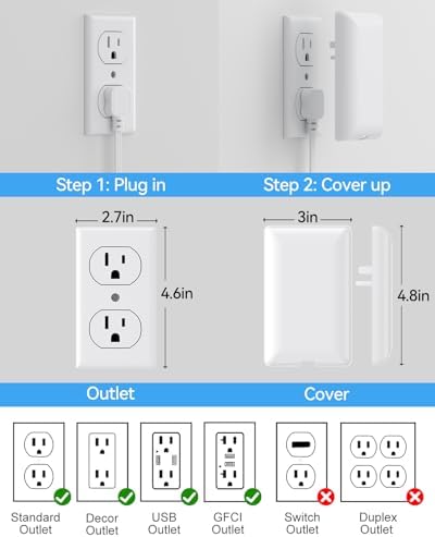 Stylish Brown Extension Cord with 1080 J Surge Protection – 5 FT Flat Braided Design Featuring 3 AC Outlets & 4 USB Ports (24 W/4.8 A) for Fast Charging – Ideal Tan Desk Accessory for Powering Devices Safely & Efficiently