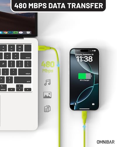 Premium 6 FT USB to Lightning Cable – MFi Certified Silicone Charger for i Phone and i Pad – Fast Charging and Enhanced Durability for i Phone 14/13/12/11 Pro/Max, i Pad Air/Mini/Pro, Air Pods, Beats X – Versatile Charging Solution for Home, Car, and Office