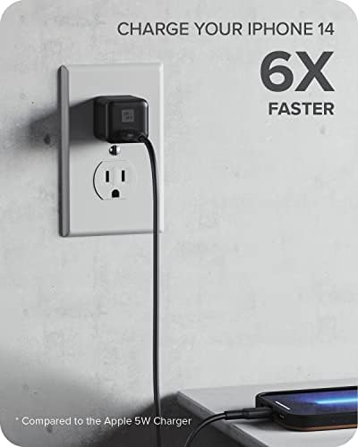 Compact 30 W USB-C Fast Charger Block with Ga N II Technology – Universal Mini Wall Adapter for Quick Power Delivery to All USB-C Devices (Cable Not Included) – Ideal for Travel and Everyday Use