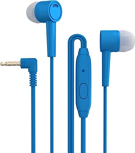 Maeline 40-Pack Wired Earbuds: High-Fidelity Noise-Cancelling Headphones with Heavy Bass | Ergonomic Design for i Phone & Android | Vibrant Colors & Clear Mic for Calls | Universal 3.5 mm Compatibility | Perfect for Music, Gaming, and Daily Commutes