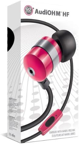 GOgroove Audi OHM HF Earbud Headphones – Superior Noise Isolating In-Ear Earphones with Deep Bass, Ergonomic Fit & Comfortable Gel Tips for All-Day Use – Perfect for Music Lovers, Commuters & Fitness Enthusiasts