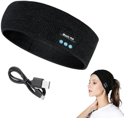 Wireless Bluetooth Sleep Headband Headphones – Ultra-Thin HD Speakers for Comfort and Quality Sleep, Perfect for Meditation, Travel, and Active Lifestyles – Enhance Your Sleep and Focus with Premium Sound