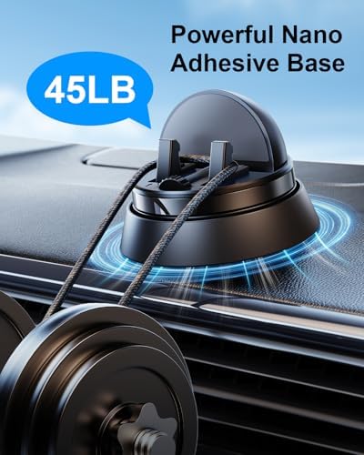 Transform Your Commute with the Premium 360-Degree Rotating Car Phone Holder – Perfectly Compatible with Samsung Galaxy Z Fold Series, i Phone 17/16/15 Pro Max, Plus, Mini, and Google Pixel 9 Pro Fold – Exceptional Stability, Effortless Installation for Hands-Free Navigation and Safety on the Road