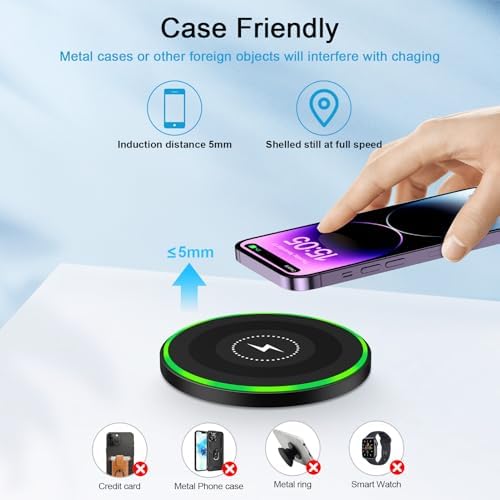 Ultimate Wireless Charging Pad for Samsung Galaxy S24/S25 Ultra and i Phone 15/16 Pro Max – Fast Multi-Device Charger with Enhanced Compatibility and Sleek Design for Effortless Power Management