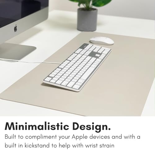 Enhance Your Workspace with the Macally Ultra-Slim USB Wired Keyboard – Full-Size Design & Number Keypad for Mac & Windows Devices, Elegant Silver Finish for Style and Durability