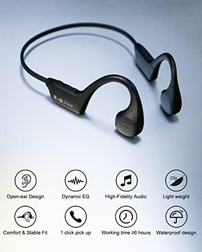 Experience Ultimate Freedom with Open-Ear Pro Bluetooth Sport Headphones – Lightweight, Sweatproof Wireless Earbuds for Active Lifestyles Featuring Superior Sound and Safety Awareness in Stylish Black