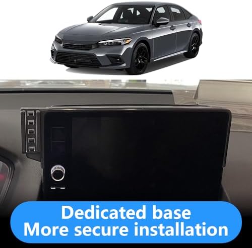 Premium Car Phone Mount for Honda Civic (2022-2025) & Acura Integra (2023-2025) – Innovative 360-Degree Rotating Cell Phone Holder for Seamless Navigation & Hands-Free Charging – Elevate Your Driving Experience with Superior Interior Accessory – Designed for Safety & Connectivity