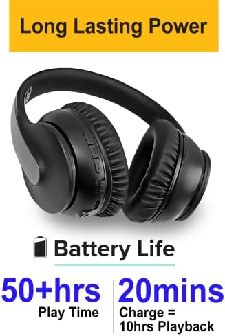 Revolutionize Your Home Audio Experience with Cutting-Edge Wireless Over-Ear Headphones – Enjoy Next-Gen Bluetooth 5.3 for Lightning-Fast Streaming, apt X Low Latency for Flawless Syncing, and a Staggering 50 Hours of Pure High-Fidelity Sound – Perfect for Movie Buffs and Audiophiles Alike – Versatile Connectivity Options Including Digital Optical TOSLINK, RCA, and AUX – Indulge in Luxurious Comfort and Exceptional Sound Isolation for a Truly Immersive Listening Adventure